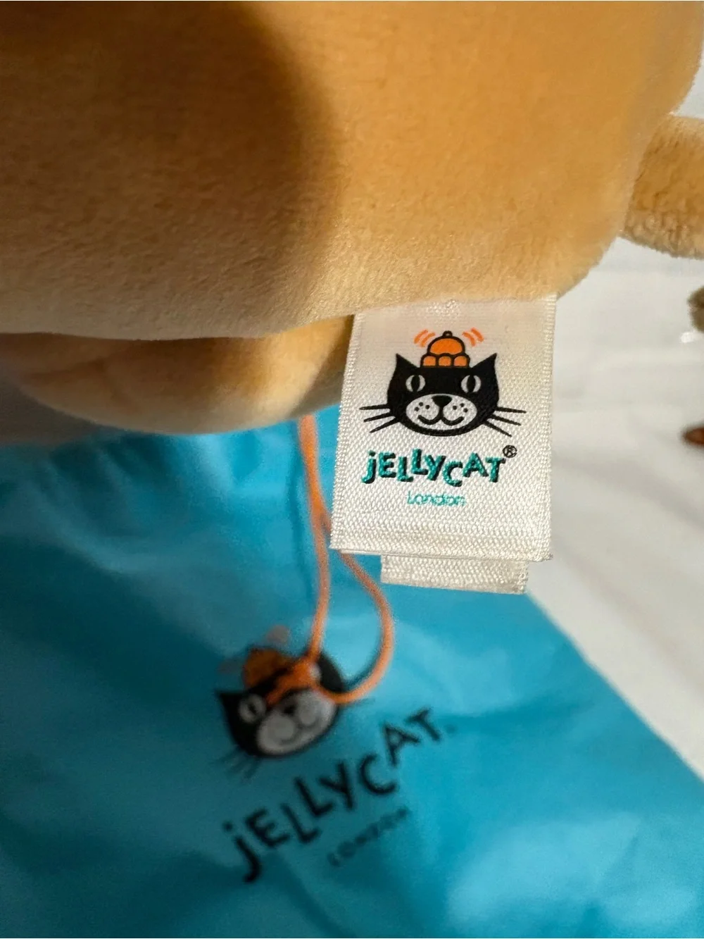Jellycat Mellow Mallow Dog Retired and hard to find! Jellycat bag is included.